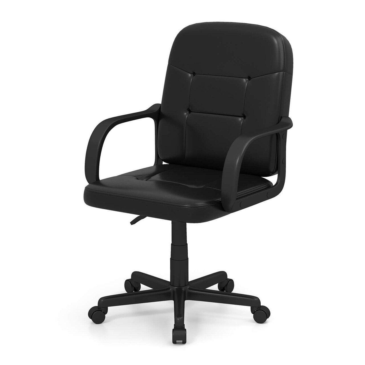 Costway Ergonomic Mid-Back Executive Office Chair Swivel Computer Desk Task Chair New